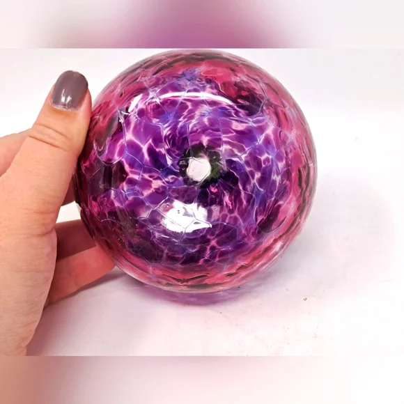 Kitras Art Glass Oil Lamp - Picture 2 of 5